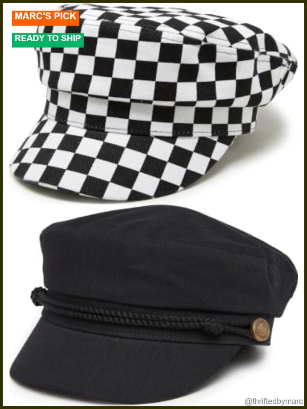 100% Cotton Greek Fisherman Newsboy Cap, Stretch Bakerboy Hat